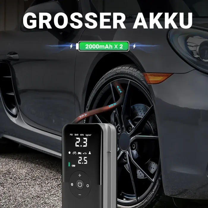 AirWing Pro Max: Digitaler, tragbarer Luftkompressor