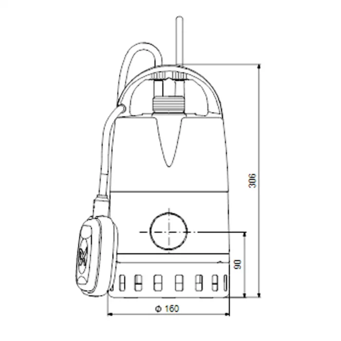 Unilift CC7 A1 Tauchpumpe