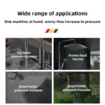 Vollautomatische Wasserdruckerhöhungspumpe, leise selbstansaugende Pumpe, 320 W, 380 W, 480 W, 680 W, leise Warmwasserbereiter-Druckerhöhungspumpe – Bild 3