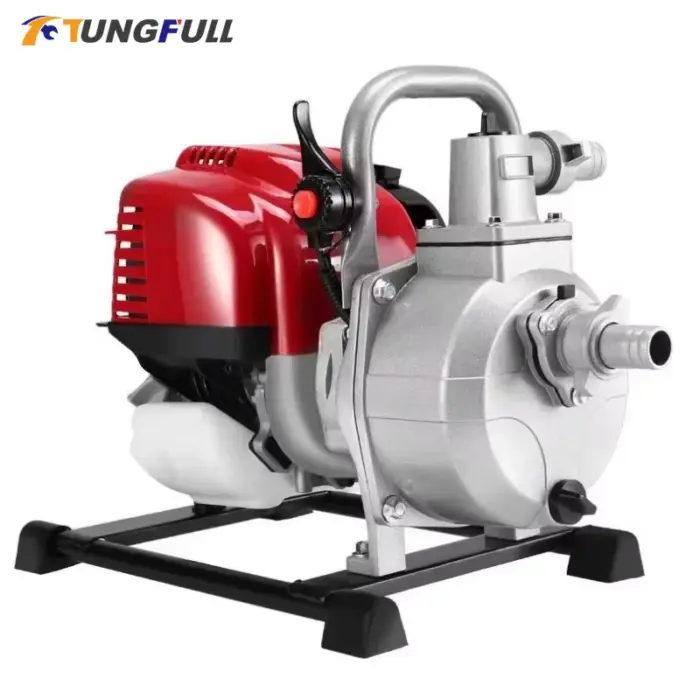 High Lift Benzinmotor-Sumpfpumpe, 1 Zoll, 2-Takt, 4-Takt, multifunktionale Minipumpe für Bewässerung, Bewässerung – Bild 1