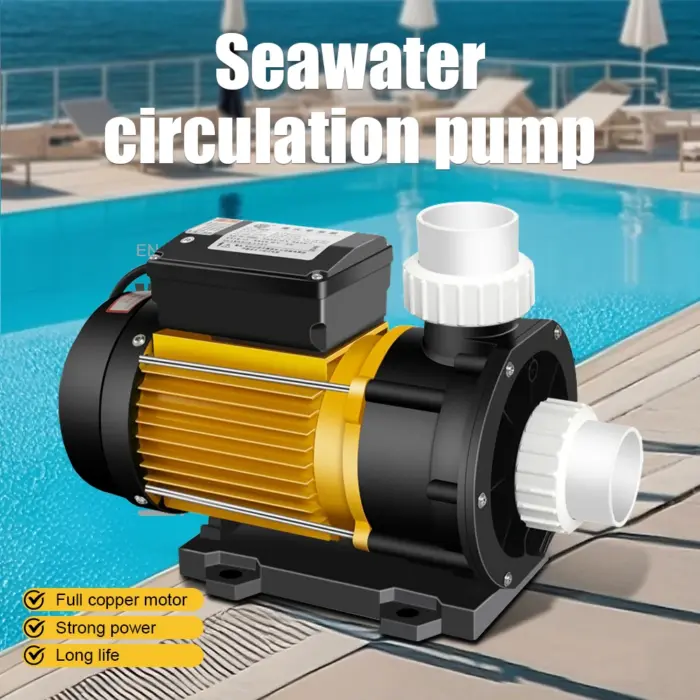 Meerwasserpumpe Meeresfrüchte Pool Rohpool 220V Aquakultur Wasserpumpe Fischteichpumpe Korrosionsbeständige externe Umwälzpumpen – Bild 1