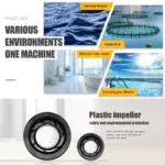 Meerwasserpumpe Meeresfrüchte Pool Rohpool 220V Aquakultur Wasserpumpe Fischteichpumpe Korrosionsbeständige externe Umwälzpumpen – Bild 2