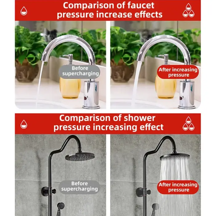 Vollautomatische Wasserdruckerhöhungspumpe, leise selbstansaugende Pumpe, 320 W, 380 W, 480 W, Warmwasserbereiter-Druckerhöhungspumpe – Bild 3