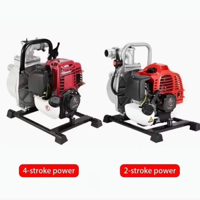 High Lift Benzinmotor-Sumpfpumpe, 1 Zoll, 2-Takt, 4-Takt, multifunktionale Minipumpe für Bewässerung, Bewässerung – Bild 4