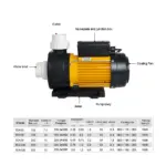 Meerwasserpumpe Meeresfrüchte Pool Rohpool 220V Aquakultur Wasserpumpe Fischteichpumpe Korrosionsbeständige externe Umwälzpumpen – Bild 5