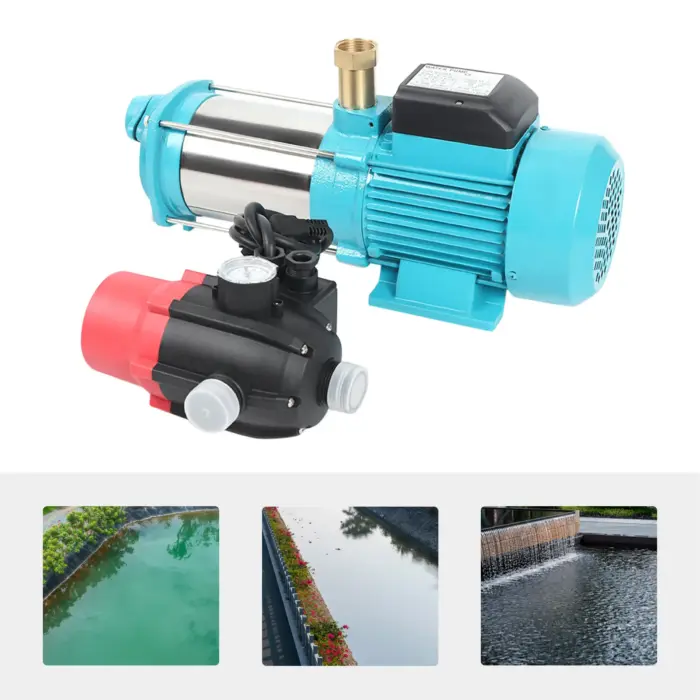 Edelstahl Kreiselpumpe 1300W für Haus & Garten