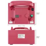 BOROSINO 600 W/800 W B362P B302P Timing Quantitativer elektrischer Ballonpumpen-Inflator für Festival/Party mit 2 Inflationsdüsen – Bild 2