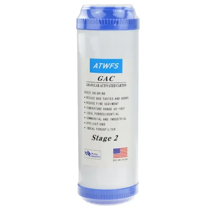 10-Zoll-Wasserreinigerfilter UDF-Körniger Aktivkohlefilter + PP-Baumwollfilter + CTO-Wasseraufbereitung mit komprimiertem Kohlenstoff – Bild 2