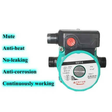 100W Household heating hot water circulation pump to warm the ultra-quiet booster pump Central Heating Boiler air conditioner
