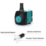 Aisitin Aquarium Tauch pumpe Niedrigwasser pumpe für Aquarium Boden filter Stumm saug Exkrement wechsel Boden Saugpumpe – Bild 2