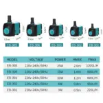 Aisitin Aquarium Tauch pumpe Niedrigwasser pumpe für Aquarium Boden filter Stumm saug Exkrement wechsel Boden Saugpumpe – Bild 6