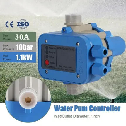 Automatischer Pumpenregler 1,1 kW 10 Bar Trockenlaufschutz für Wassersysteme 220 V