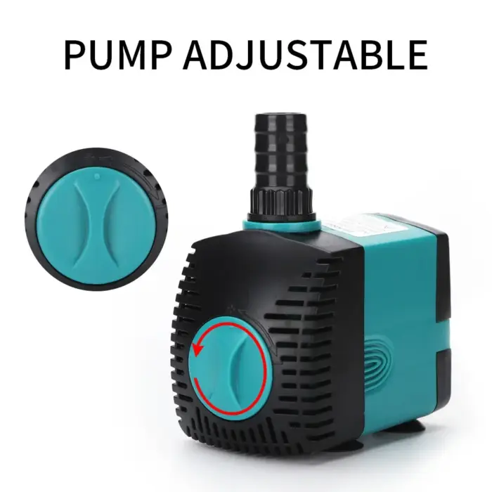 Aisitin Aquarium Tauch pumpe Niedrigwasser pumpe für Aquarium Boden filter Stumm saug Exkrement wechsel Boden Saugpumpe – Bild 3