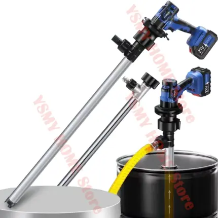 21-V-Kraftstofftransferpumpe, tragbare Lithiumbatterie, eingesetzte Fasspumpe, 3200 W Diesel, Kerosin, elektrische Ölpumpe, Kraftstoffspender