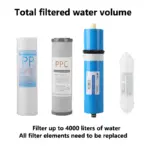 OSWNKW Wasserreinigerfilter, kompatibel mit RO600GPD Filterelement-Ersatz – Bild 5
