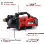 Leistungsstarke Einhell Akku-Gartenpumpe AQUINNA 36/30 – Power X-Change – Bild 3