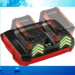 Einhell Power X-Change Kit: 2x5,2Ah + Twincharger – Bild 2