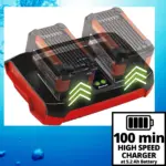Einhell Power X-Change Kit: 2x5,2Ah + Twincharger – Bild 3